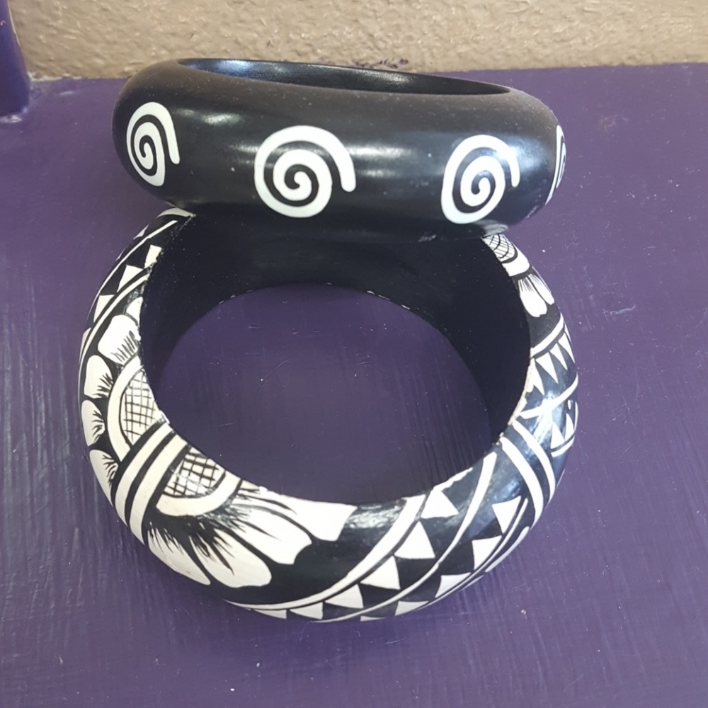 Vtg Chunky Bangles - image 1